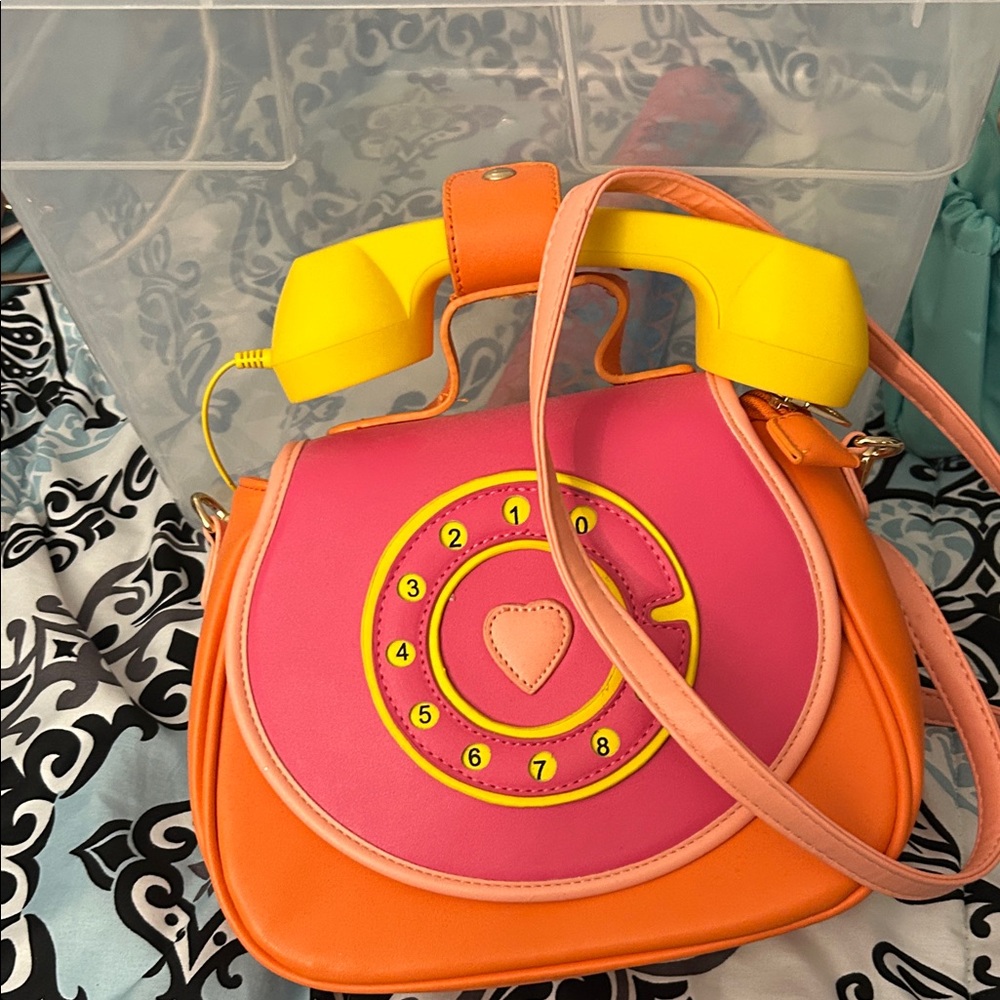Colorful Retro Phone Handbag